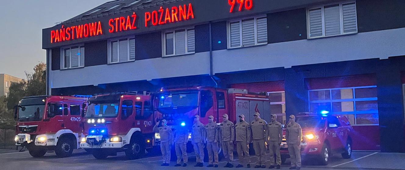 Sandomierscy strażacy oddali hołd poległym kolegom z Niska
