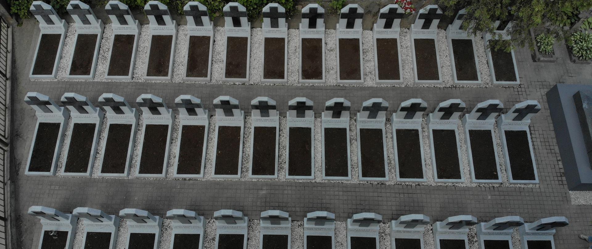 Odnowiona Polska kwatera wojenna na cmentarzu Nowa Rossa w Wilnie