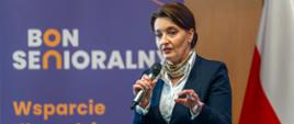 Konsultacje społeczne projektu Bonu Senioralnego z udziałem minister ds. polityki senioralnej Marzeny Okły-Drewnowicz