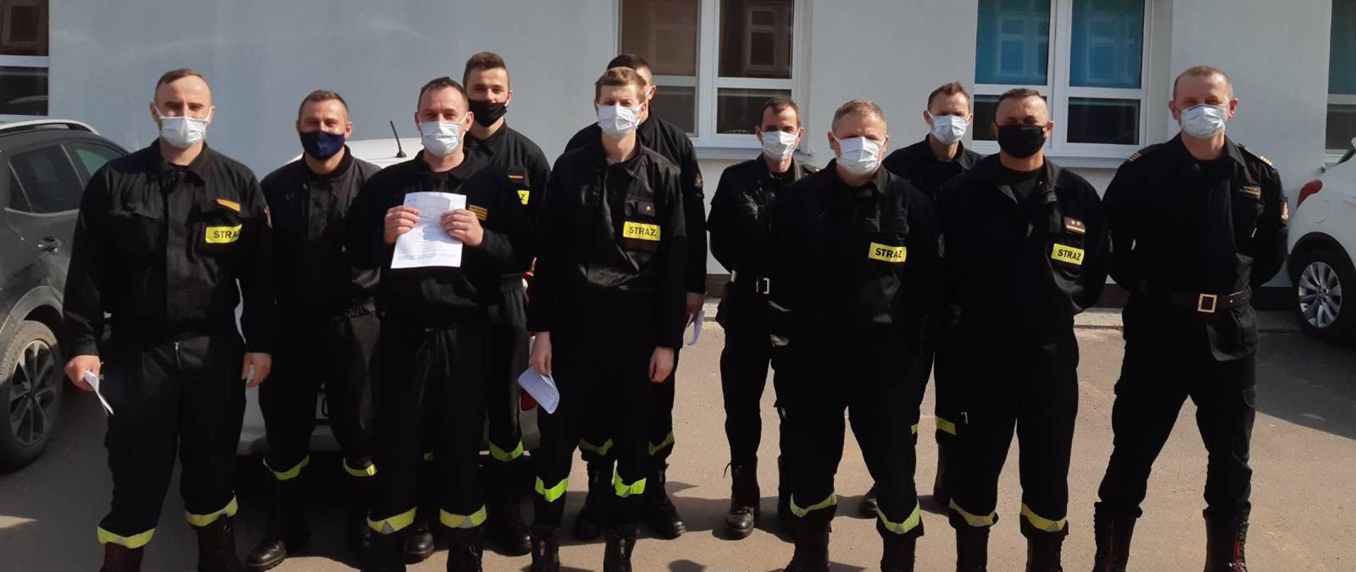 Kolejny etap szczepień lipnowskich strażaków #SzczepimySię.
