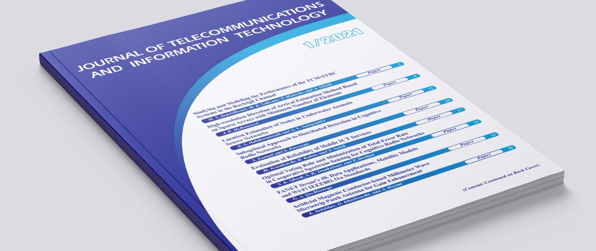 Zdjęcie okładki kwartalnika Journal of Telecommunications and Information Technology