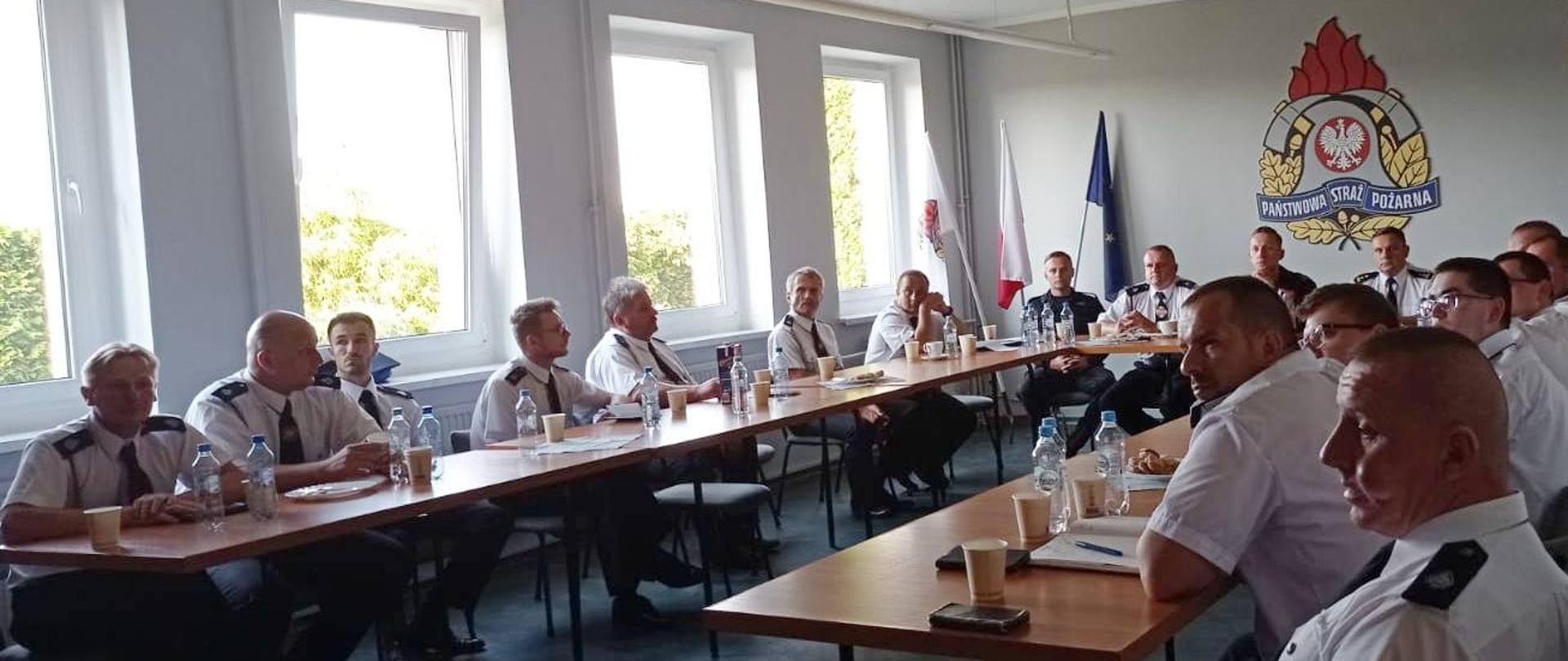 NARADA OPERACYJNO-ORGANIZACYJNA Z UDZIAŁEM ZASTĘPCY WIELKOPOLSKIEGO KOMENDANTA WOJEWÓDZKIEGO PSP.