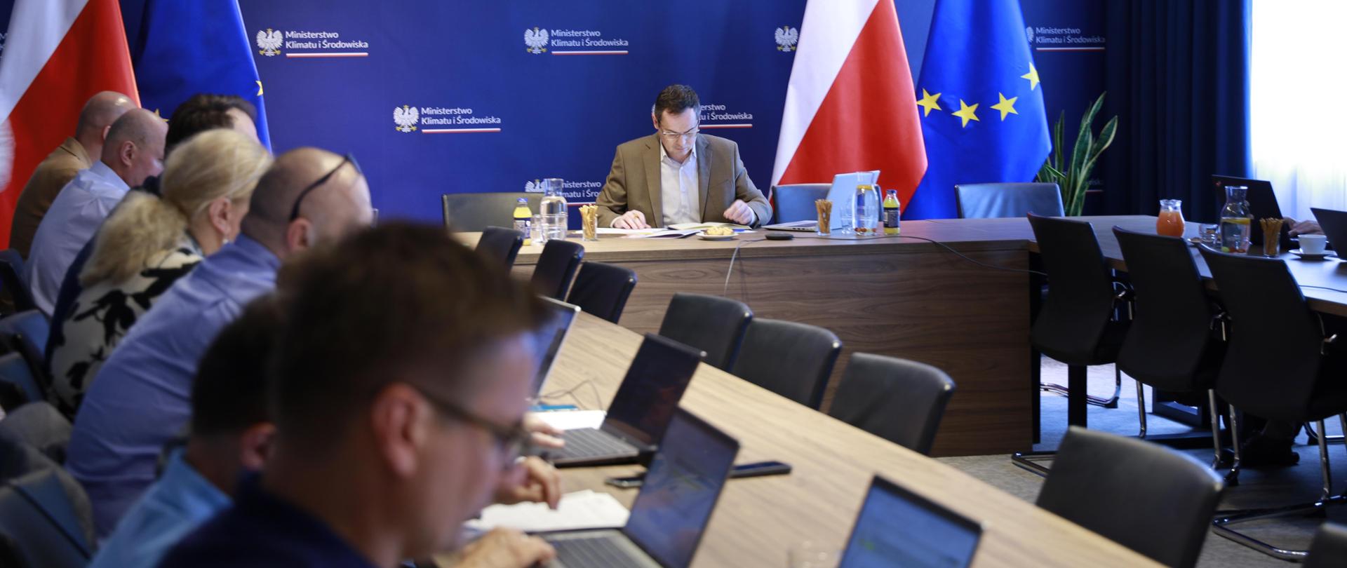 Odra 2024. Podsumowanie narady międzyresortowego zespołu ds. Odry w Ministerstwie Klimatu i Środowiska