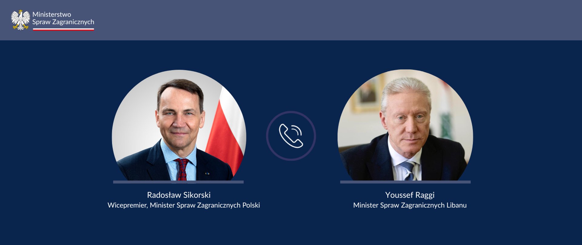 Rozmowa szefów dyplomacji Polski i Libanu