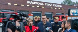 Briefing prasowy Prezesa Rady Ministrów Pana Mateusza Morawieckiego w Rudzie Śląskiej