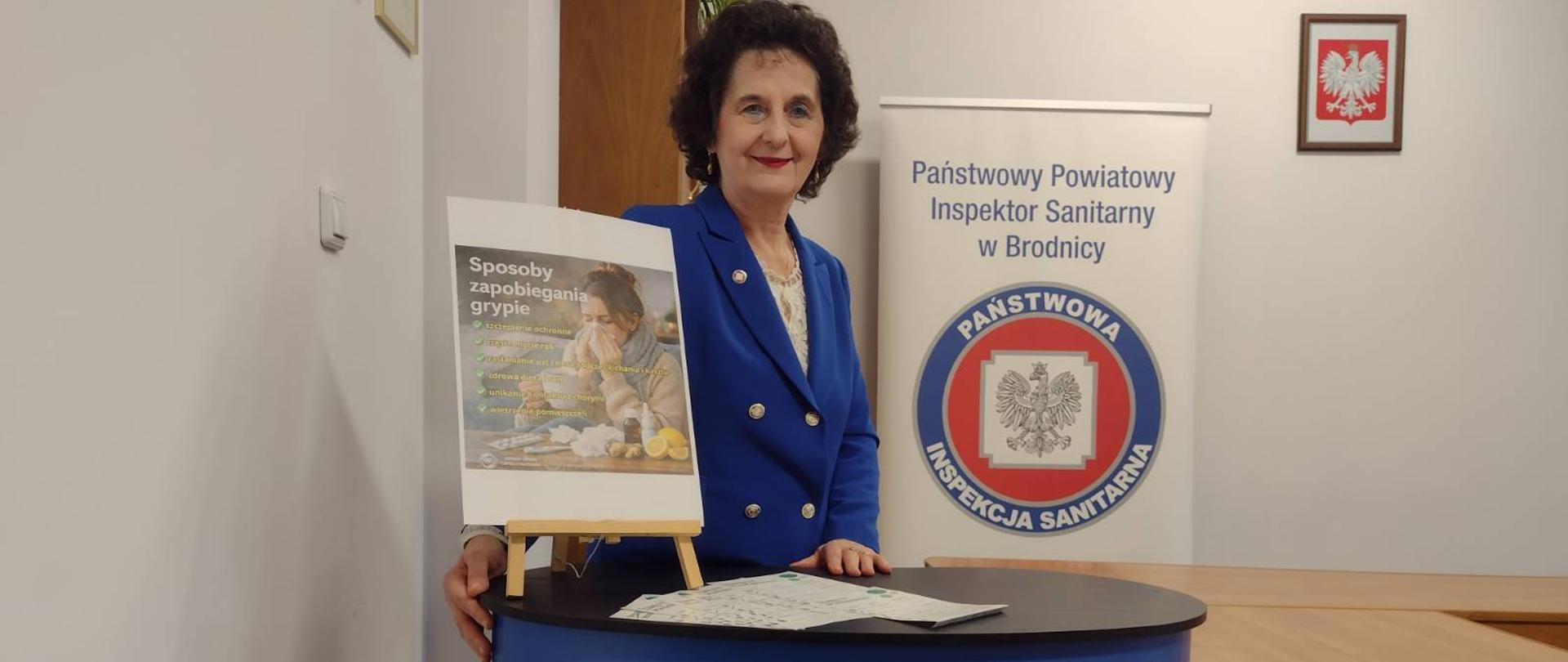 Państwowy Powiatowy Inspektor Sanitarny w Brodnicy apeluje, aby nie lekceważyć grypy!