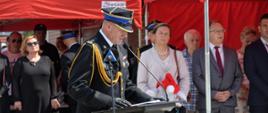 Przemowa Zachodniopomorskiego Komendanta Wojewódzkiego PSP