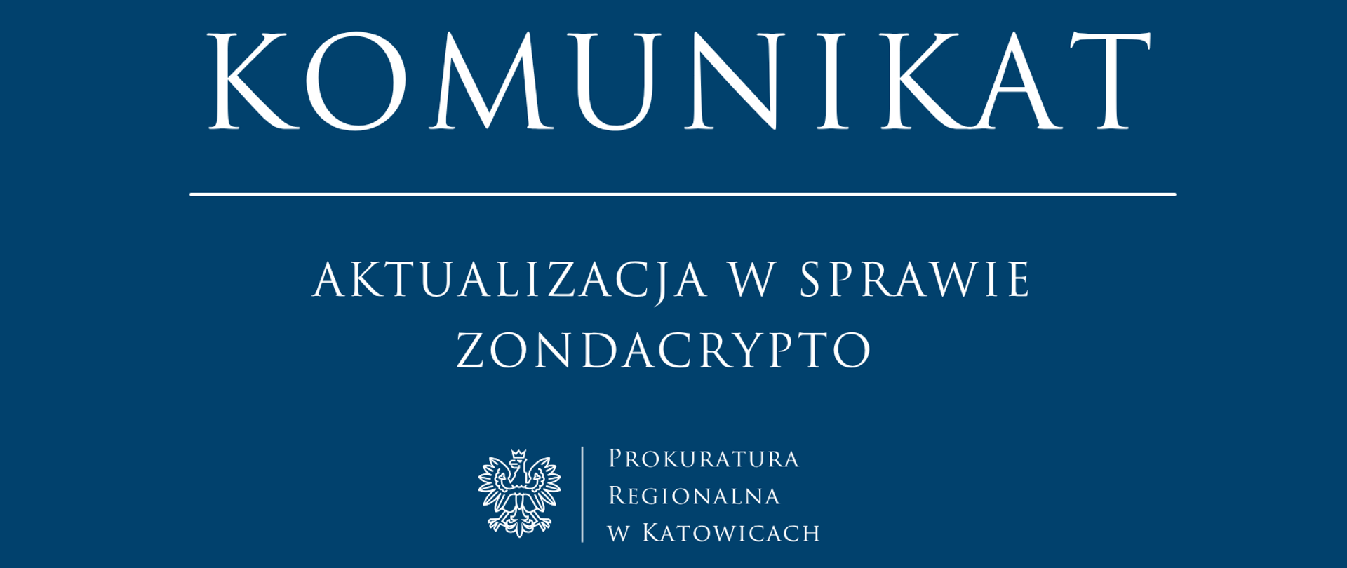 Aktualizacja w sprawie ZondaCrypto