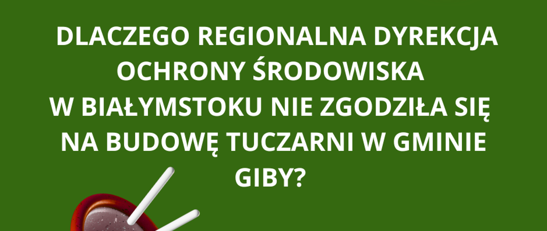 Dlaczego RDOŚ nie zgodził się na budowę tuczarni w gminie Giby