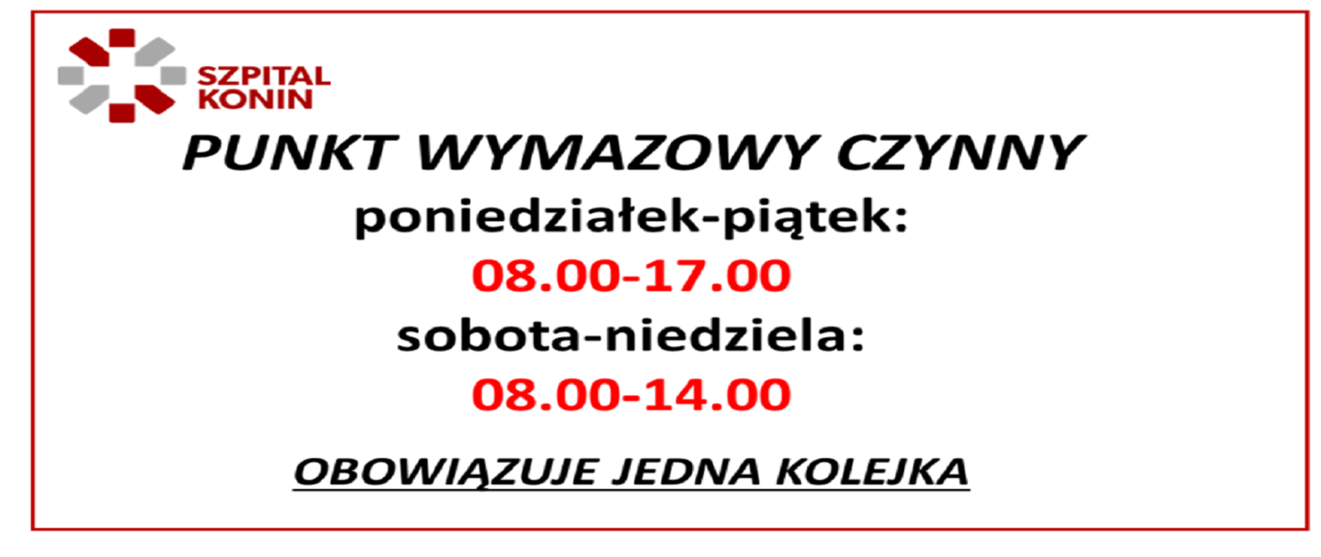 Punkt wymazowy od-20.11