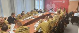 W dniu 14 listopada 2023 r. w siedzibie Komendy Miejskiej Państwowej Straży Pożarnej w Szczecinie odbyła się narada służbowa pionu kontrolno-rozpoznawczego PSP woj. zachodniopomorskiego. Służbowej naradzie przewodniczył Zastępca Zachodniopomorskiego Komendanta Wojewódzkiego PSP – st. bryg. Robert Tarczyński