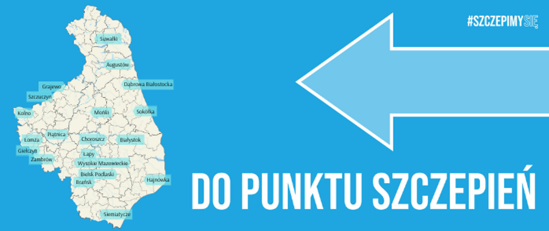 Punkty Szczepień Powszechnych w województwie podlaskim