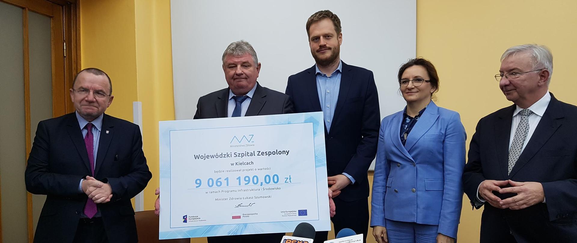 Wiceminister zdrowia Janusz Cieszyński podpisał dziś umowę na dofinansowanie Centrum Urazowego Dla Dzieci w Kielcach.