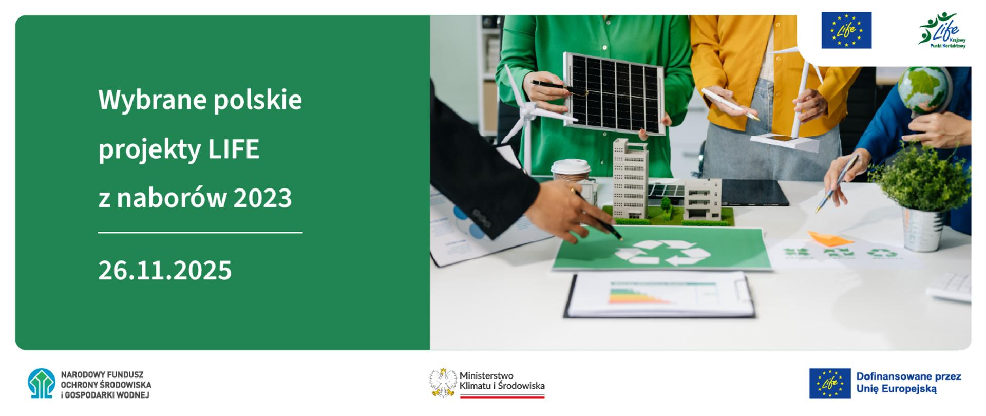 Grafika ilustracyjna. Wybrane polskie projekty LIFE z naborów 2023. 26.11.2025