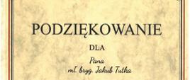 Podziękowania