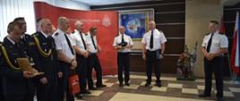Pożegnanie ze służbą mł. bryg. Łukasza Krasowskiego 
