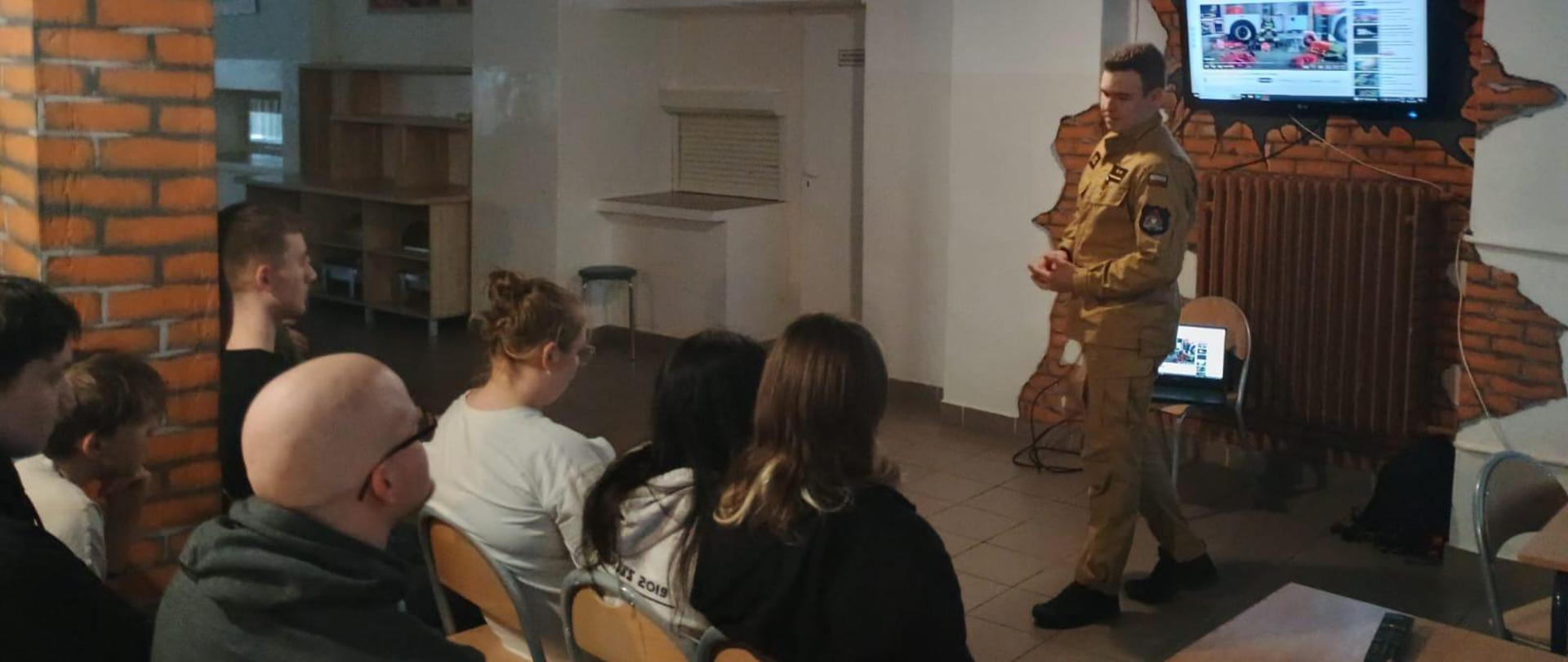 Spotkanie z młodzieżą w ramach kampanii Stop Pożarom Traw