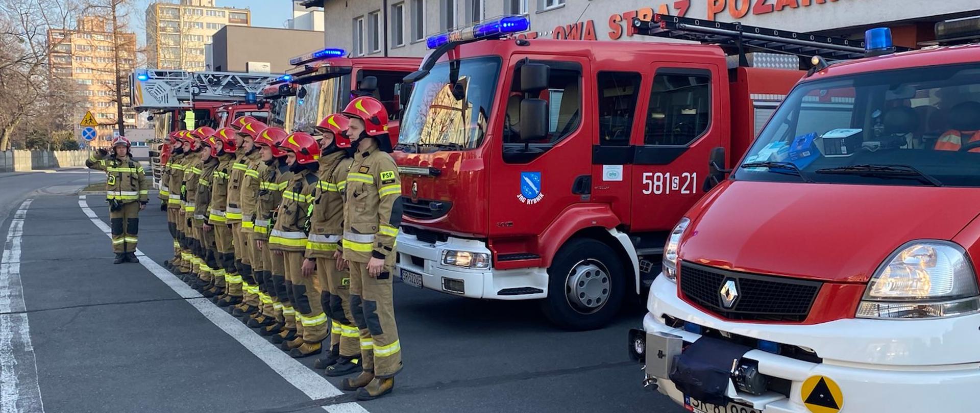 Minuta ciszy dla ukraińskich strażaków