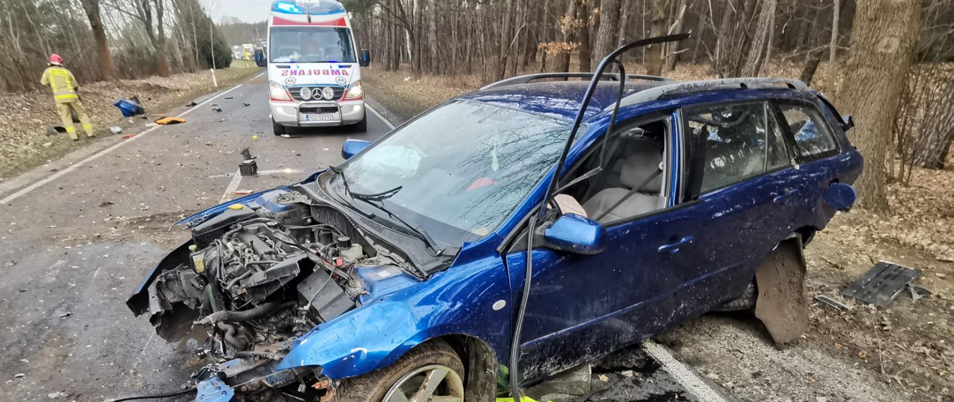 Wypadek Grodzisk Wlkp. ul. Nowotomyska 