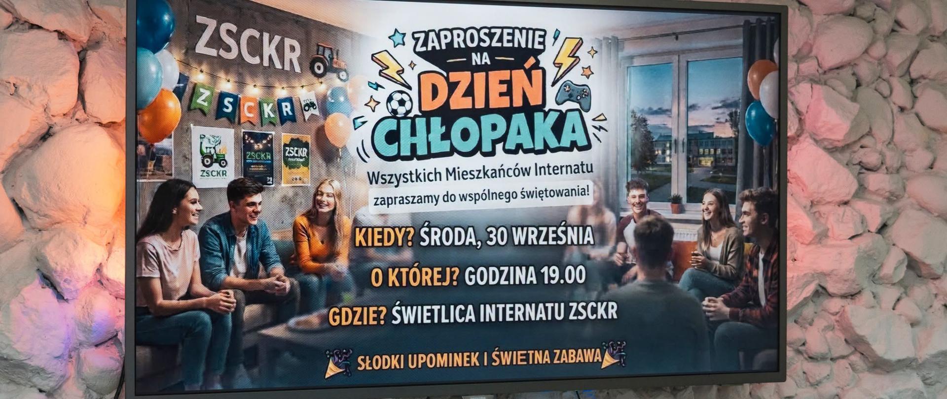 WIECZOREK Z OKAZJI DNIA CHŁOPAKA W INTERNACIE 
