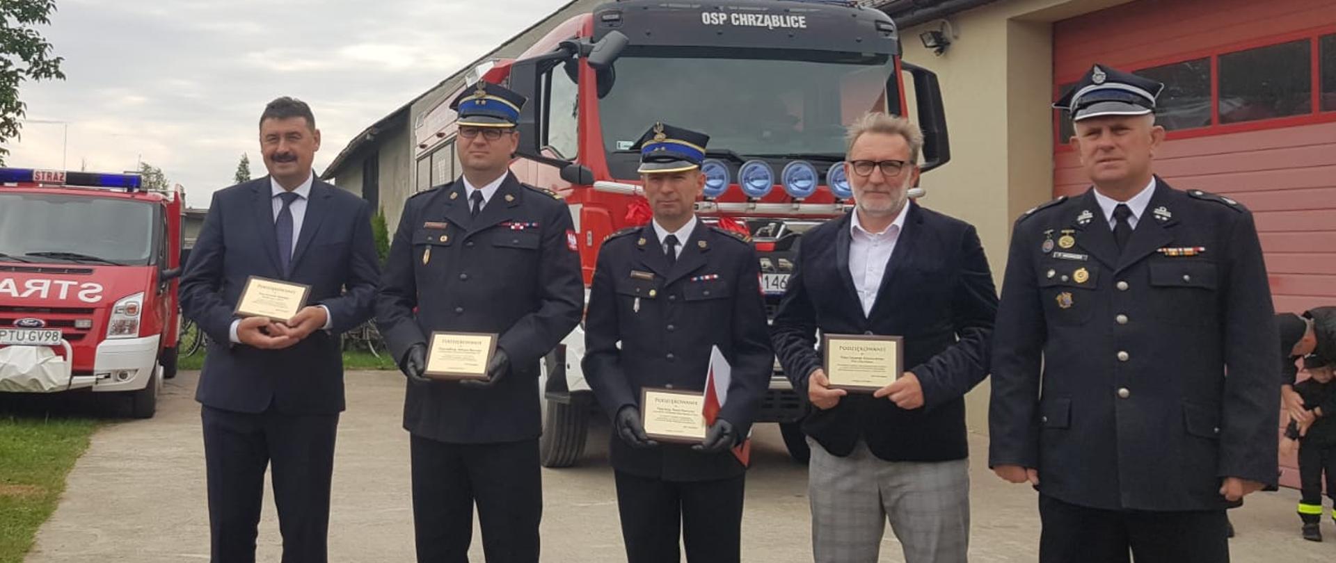 PRZEKAZANIE NOWEGO AUTA DLA OSP CHRZĄBLICE