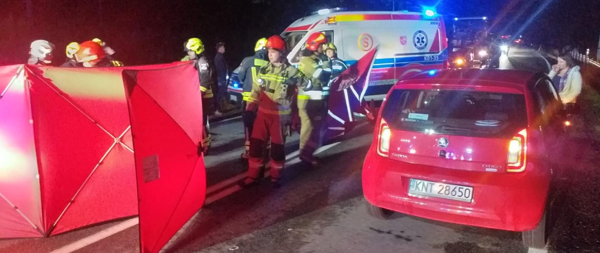 Biały Dunajec DK 47– potrącenie pieszego