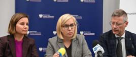 Minister klimatu i środowiska Paulina Hennig-Kloska oraz wiceministra Urszula Zielińska