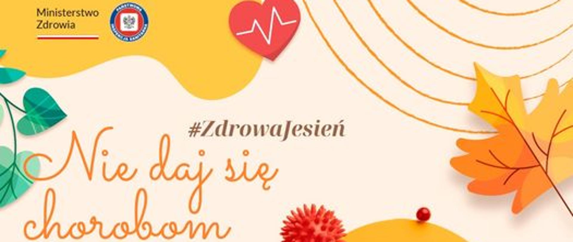 Kolorowa grafika zachęcająca do higieny rąk. Wycinek fotografii z ludzkimi dłońmi podczas ich mycia mydłem w płynie. Teksty informacyjne o zasadach higieny.