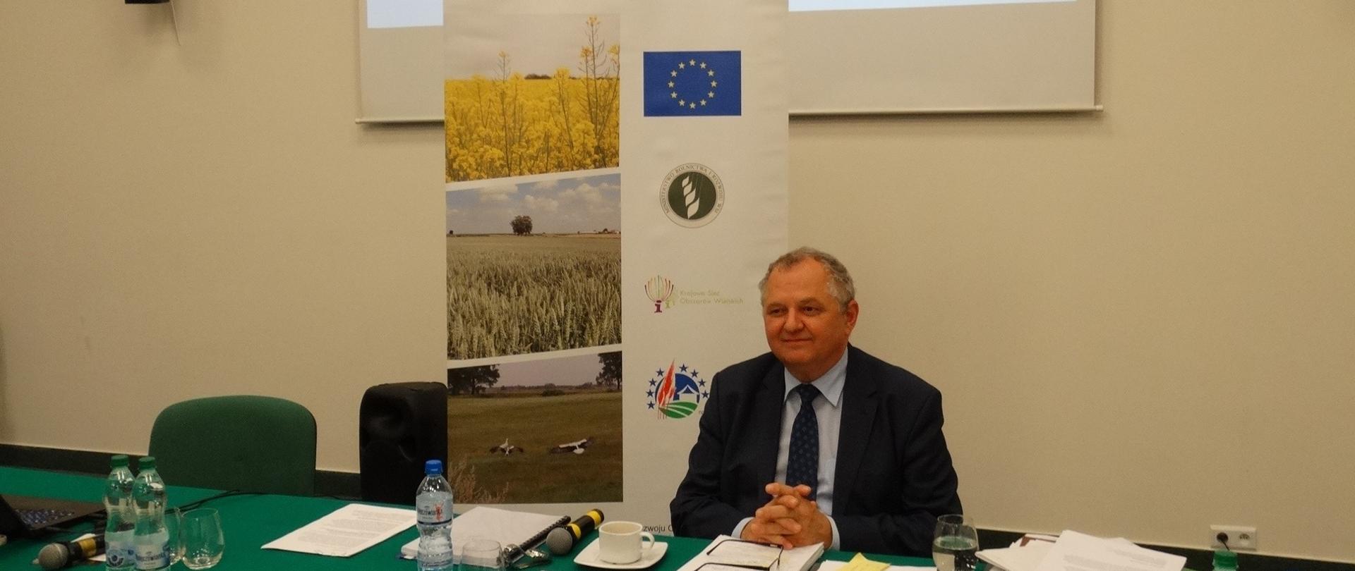 Wiceminister Ryszard Zarudzki podczas spotkania z kadrą zarządzającą