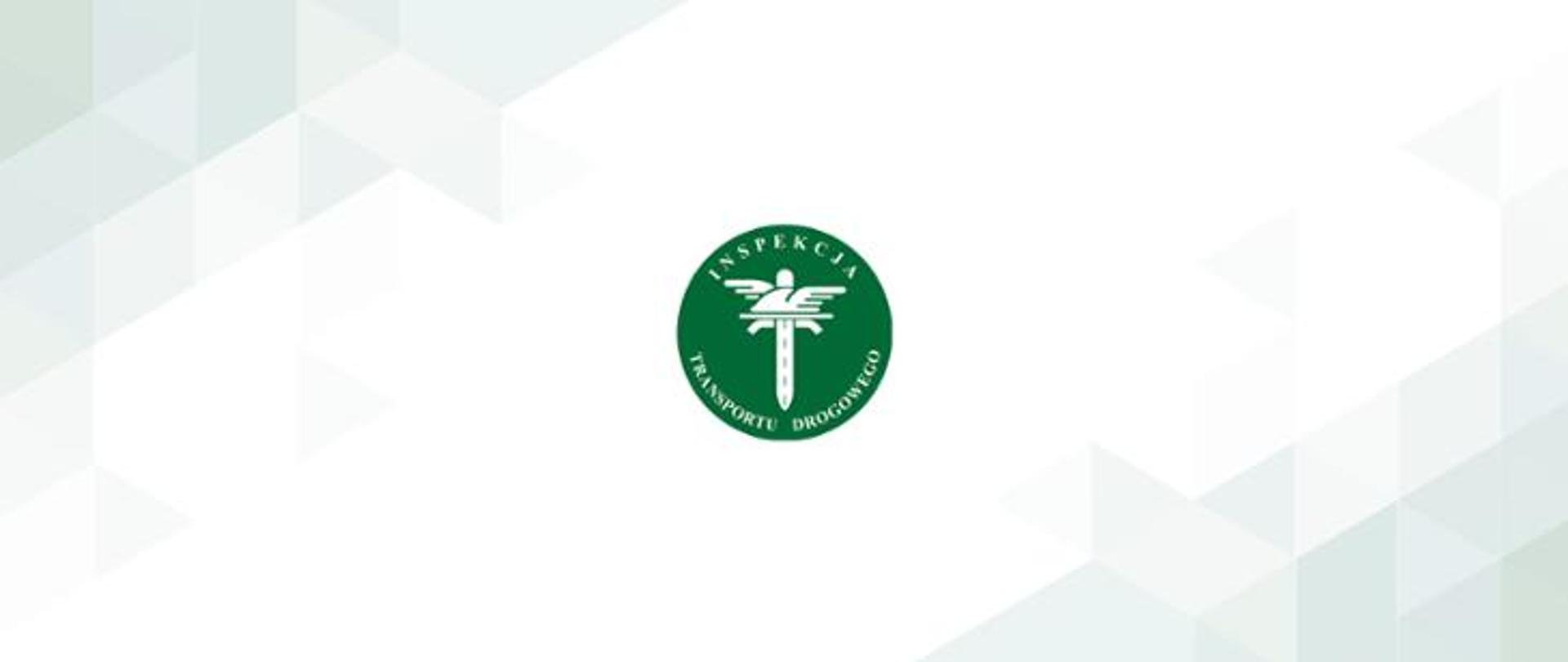 Grafika z logotypem Inspekcji Transportu Drogowego
