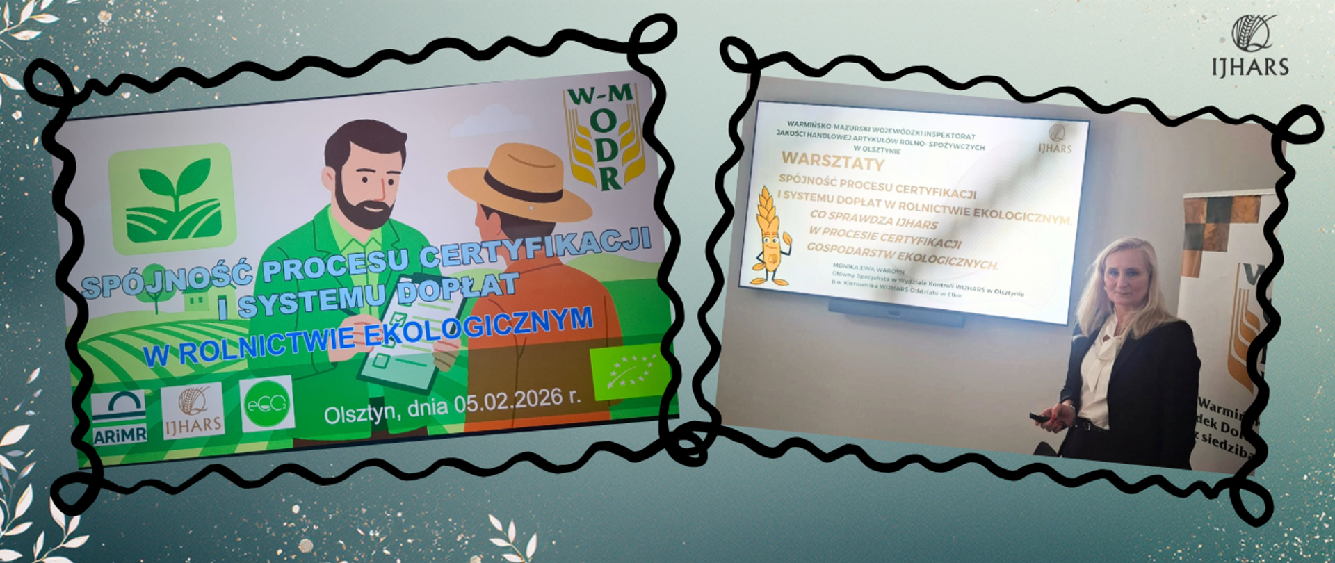 Slajd prezentacji Spójność procesu certyfikacji i systemu dopłat w rolnictwie ekologicznym