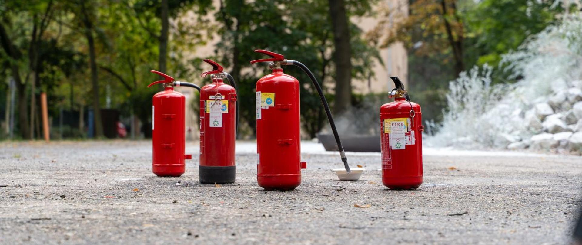 Szkolenie z obsługi podręcznego sprzętu gaśniczego