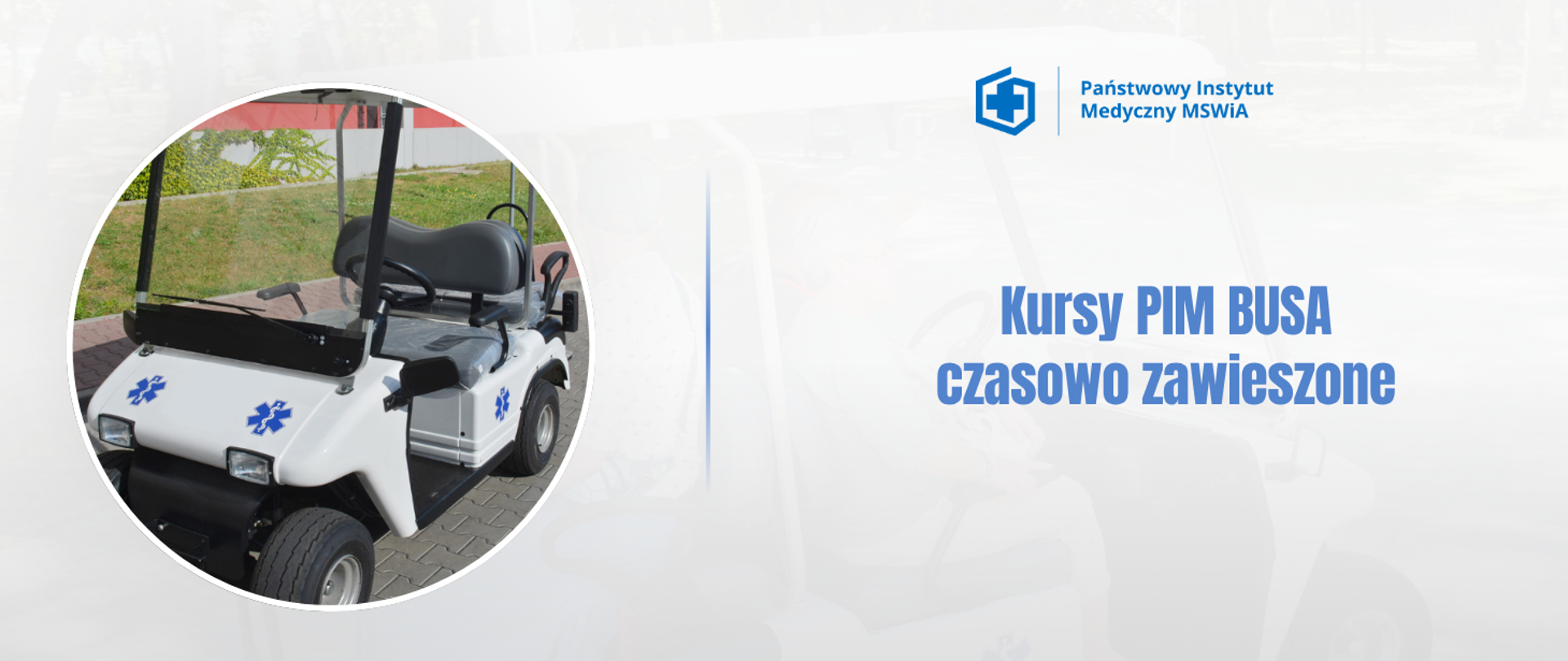 Czasowe zawieszenie kursowania pimbusa