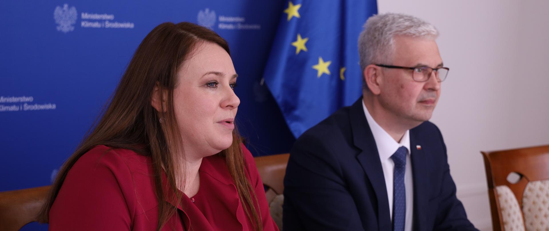 Wiceminister Ireneusz Zyska oraz Dyrektor Agnieszka Sosnowska 