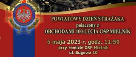 Zaproszenie na obchody Powiatowego Dzień Strażaka 2023