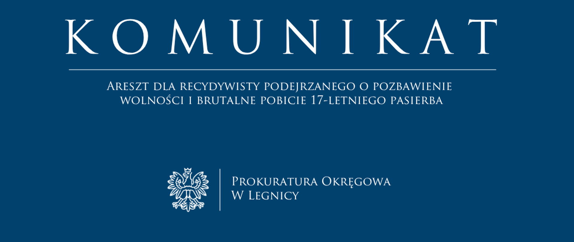 Areszt dla recydywisty podejrzanego o pozbawienie wolności i brutalne pobicie 17-letniego pasierba