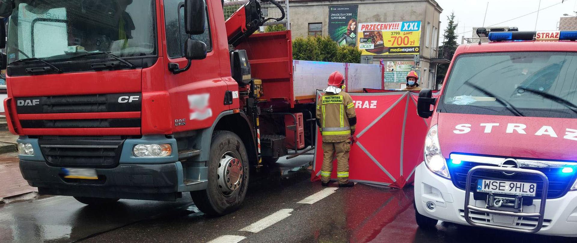 Potrącenie rowerzystki