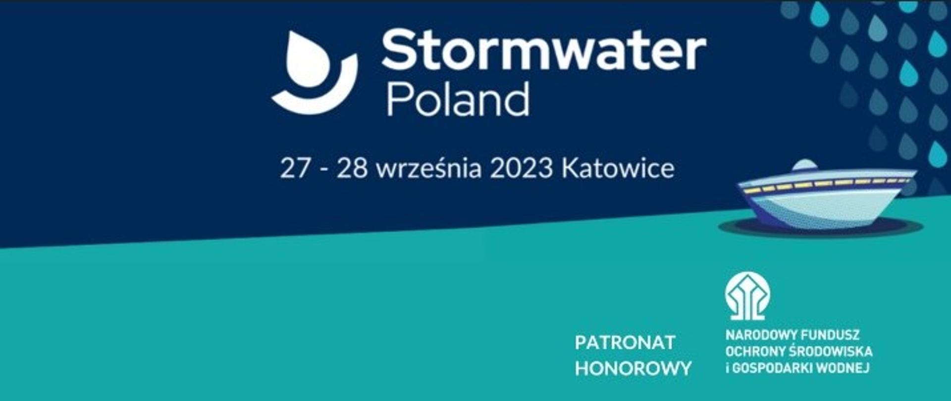 Grafika informacyjna wydarzenia Stormwater Poland