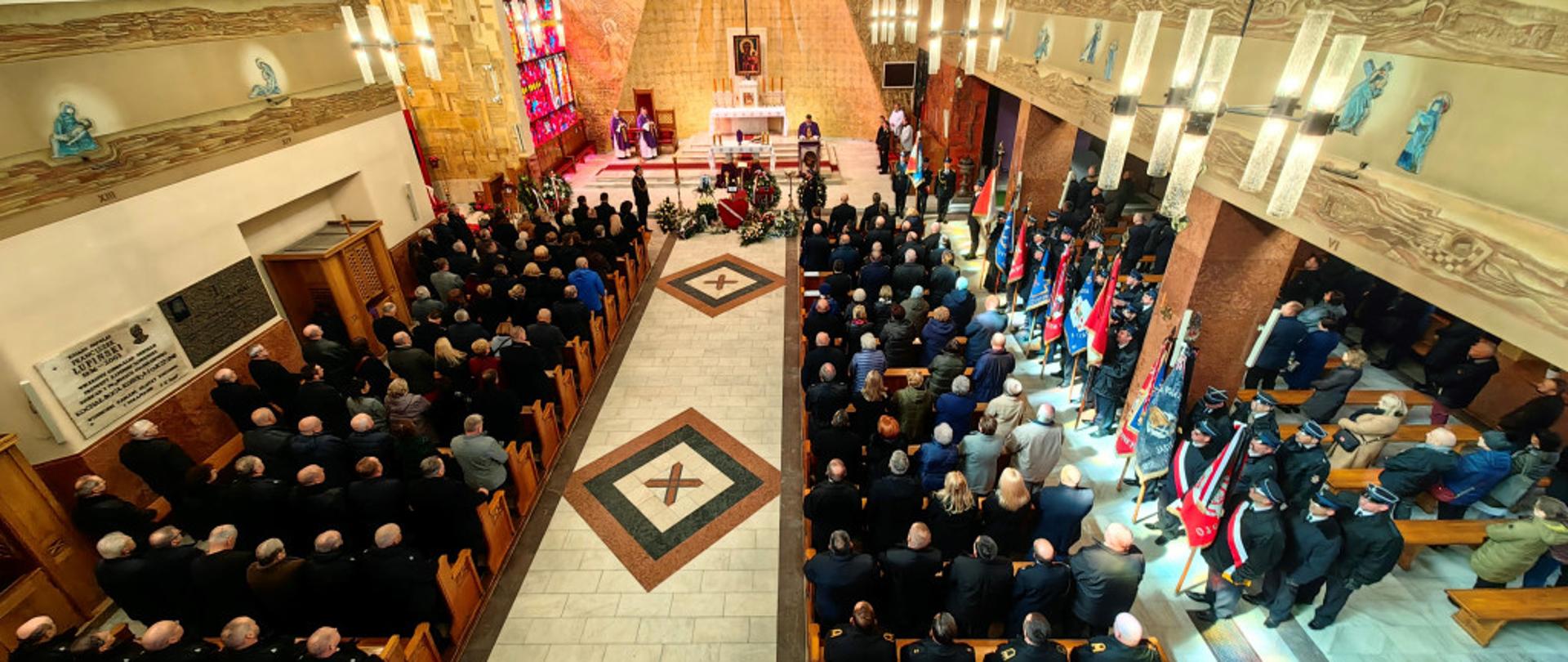 Pożegnanie śp. st. bryg. w st. spocz. Pawła Kubiaka