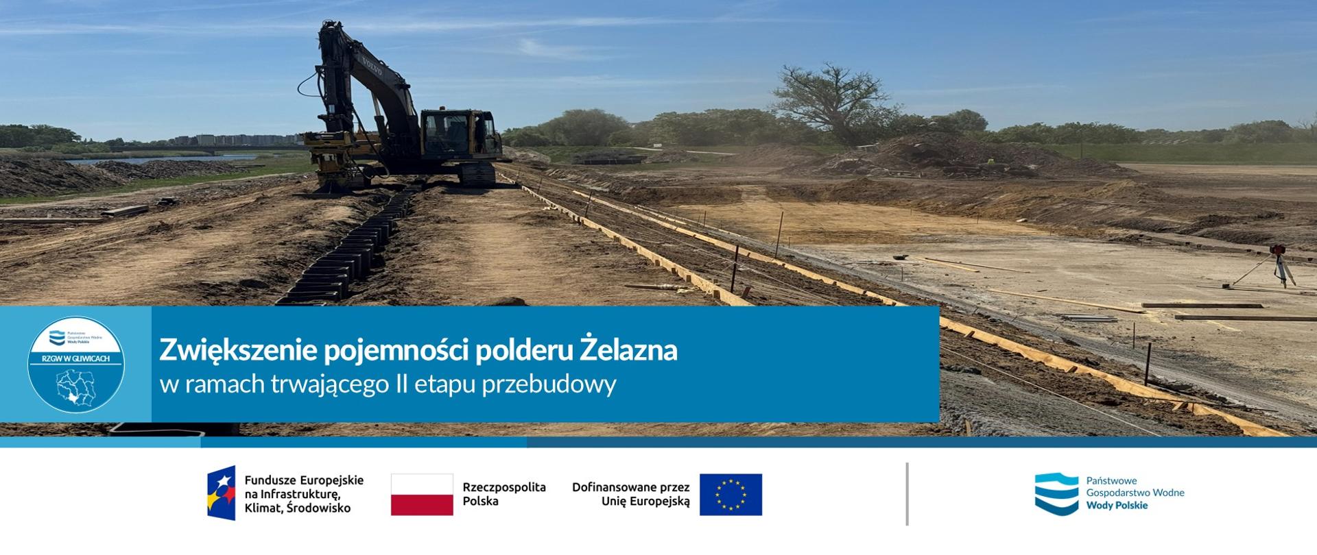 II etap przebudowy polderu Żelazna