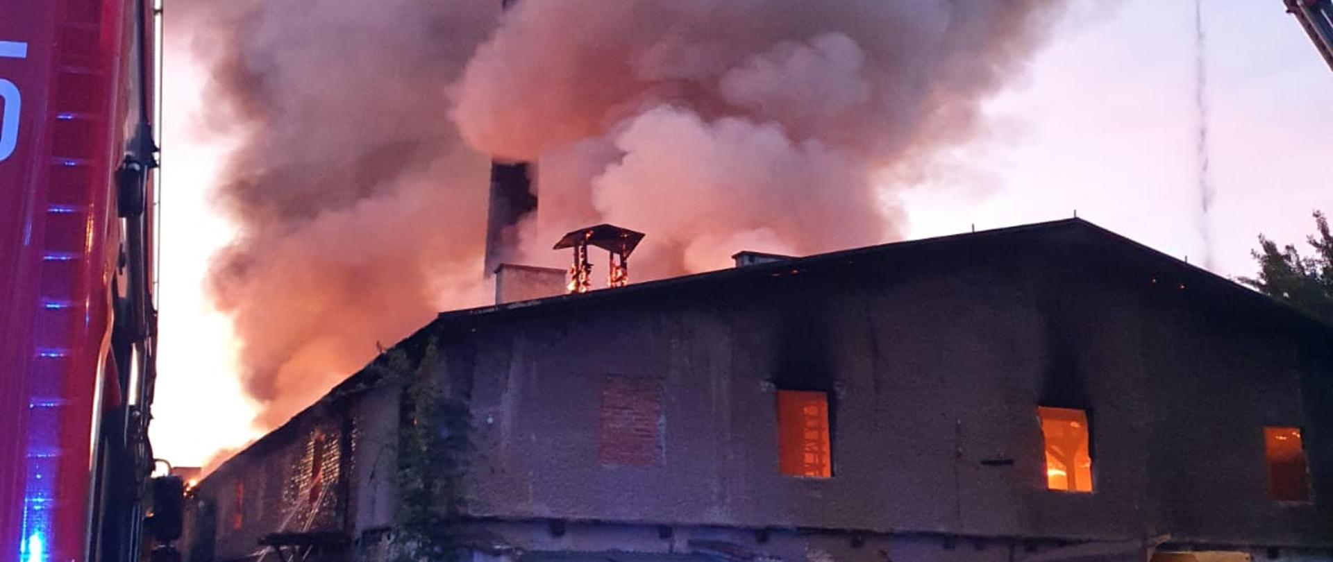 Pożar pustostanu w Konradowie