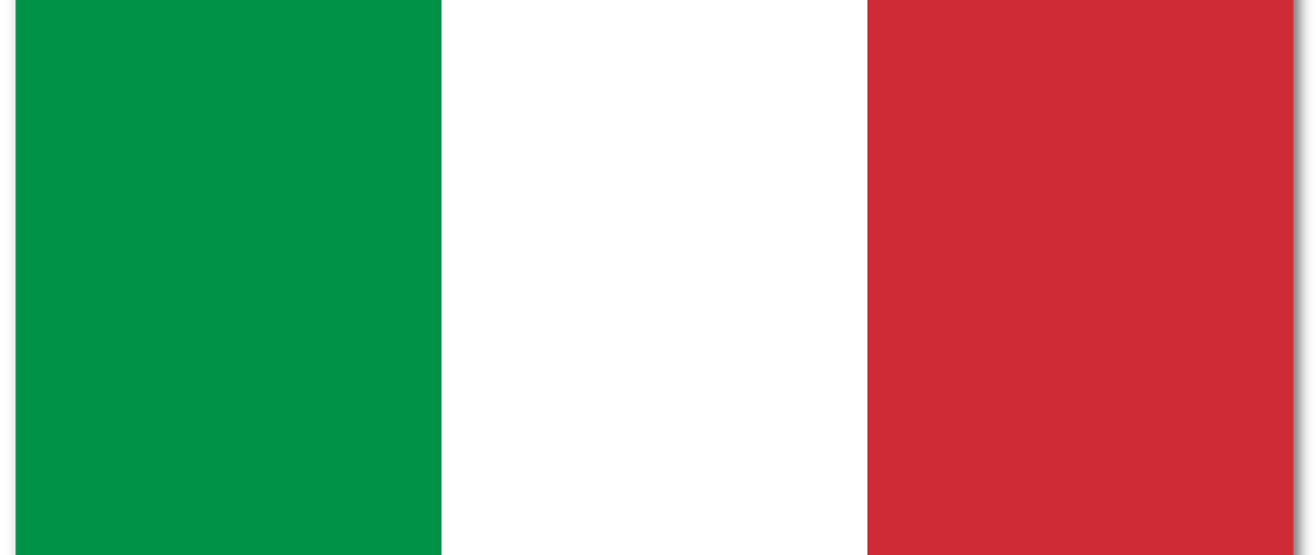 Zdjęcie przedstawia włoską flagę 