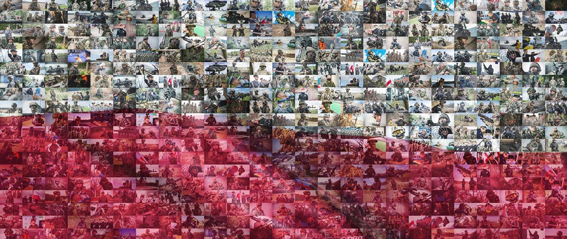 Na zdjęciu znajdują się miniaturki zdjęć żołnierzy Wojska Polskiego