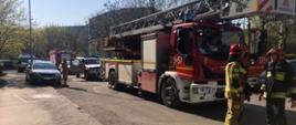 Interwencja strażaków przy ul. Obornickiej