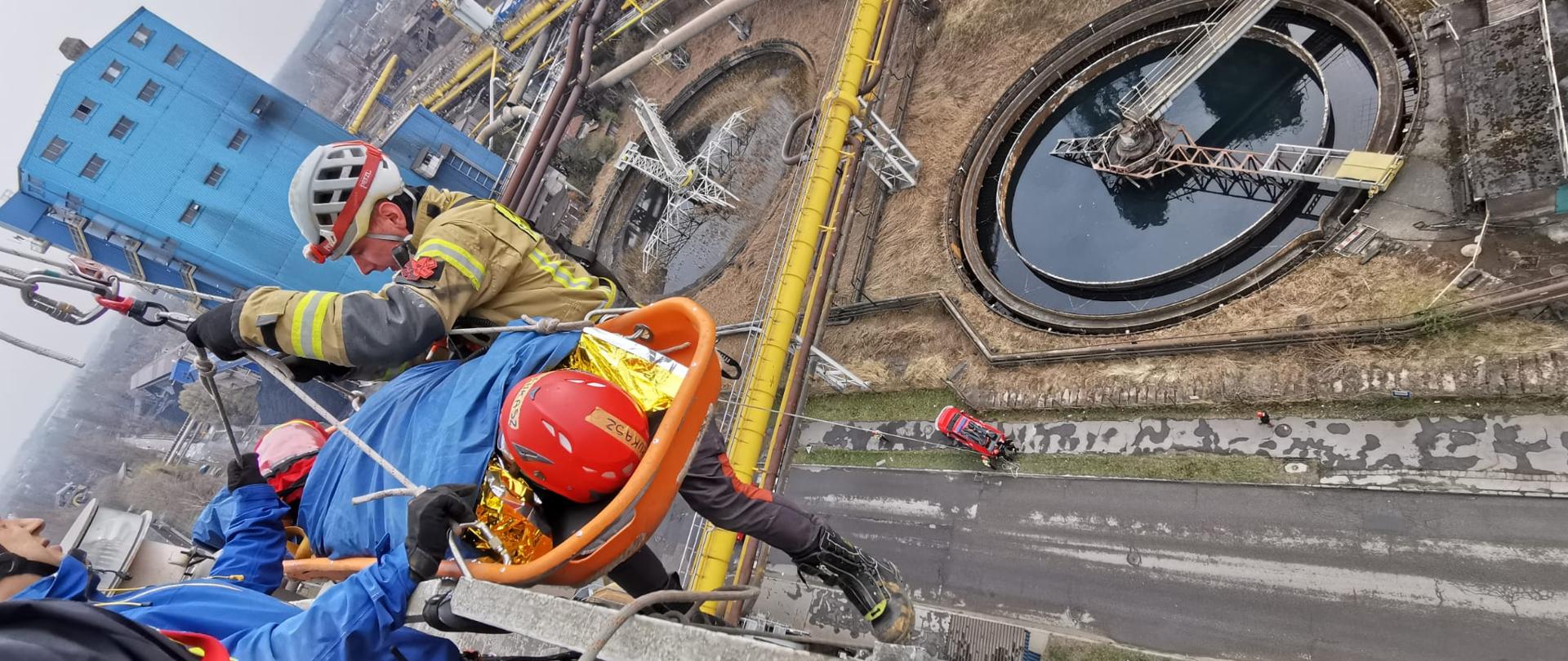 Szkolenie specjalistyczne dla ratowników wysokościowych KSRG 