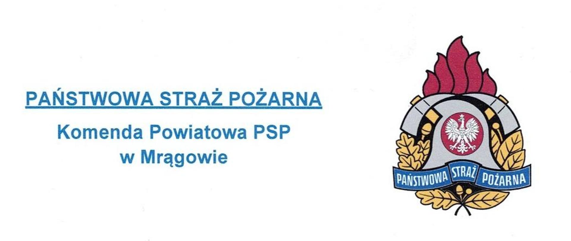 Życzenia Komendanta Powiatowego PSP w Mrągowie mł. bryg. mgr Józefa Adama Banacha z okazji Dnia Strażaka
