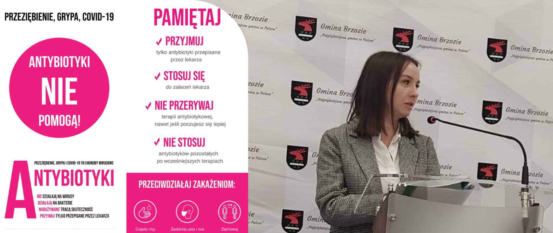 Wykład dot. antybiotyków w Brzoziu