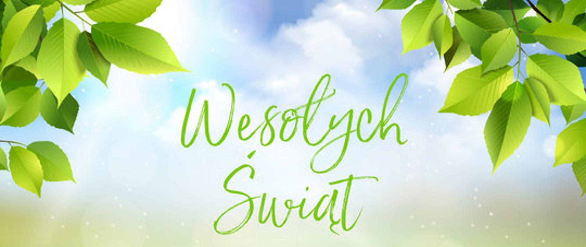 Plakat z życzeniami na Święta Wielkanocne