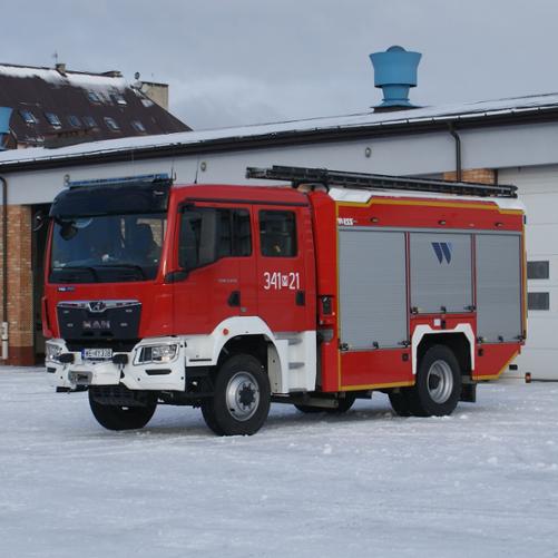 Samochód gaśniczy średni MAN