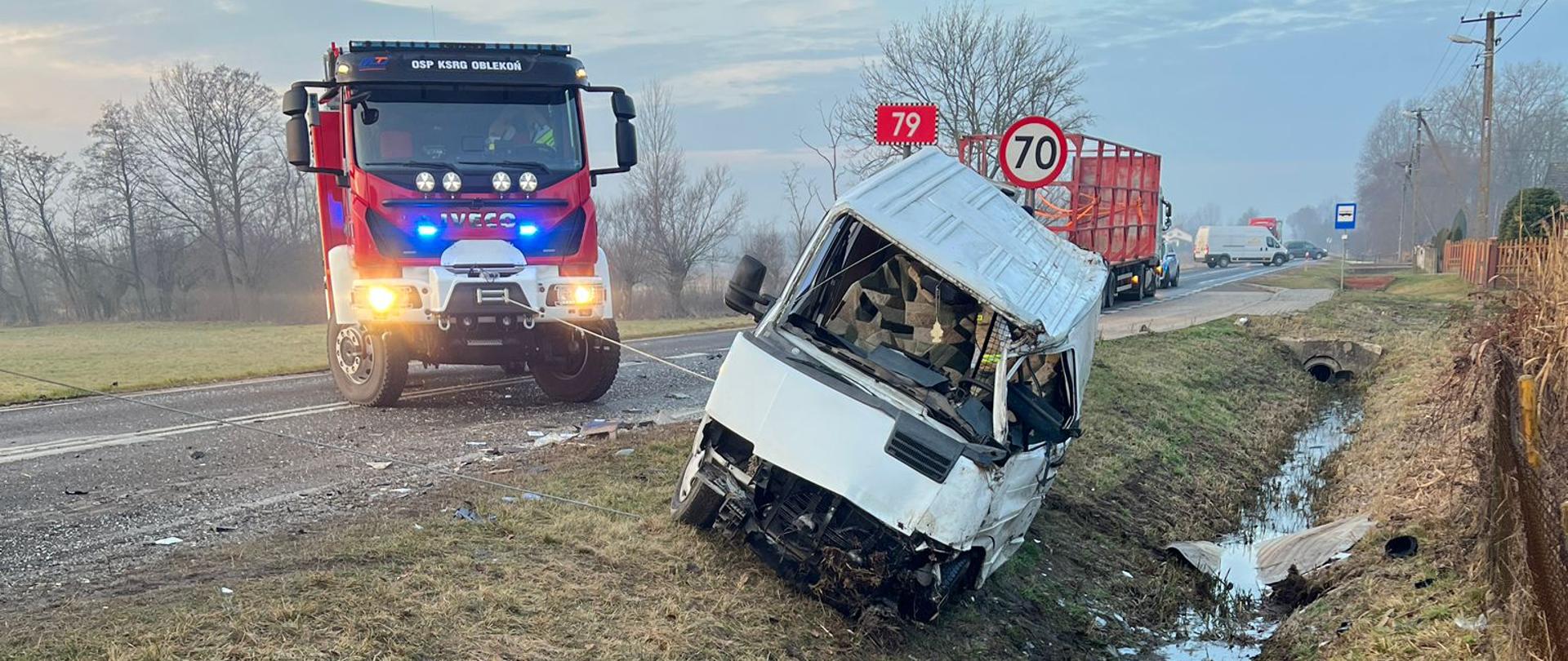 Wypadek na DK-79 Zołcza-Ugory